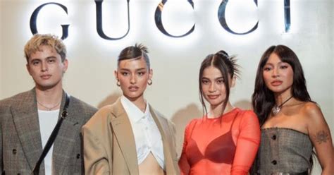 gucci event james and nadine